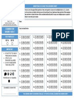 Answer Sheet For Periodic Test