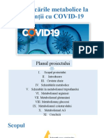 Modificările Metabolice La Pacienții Cu COVID 19.