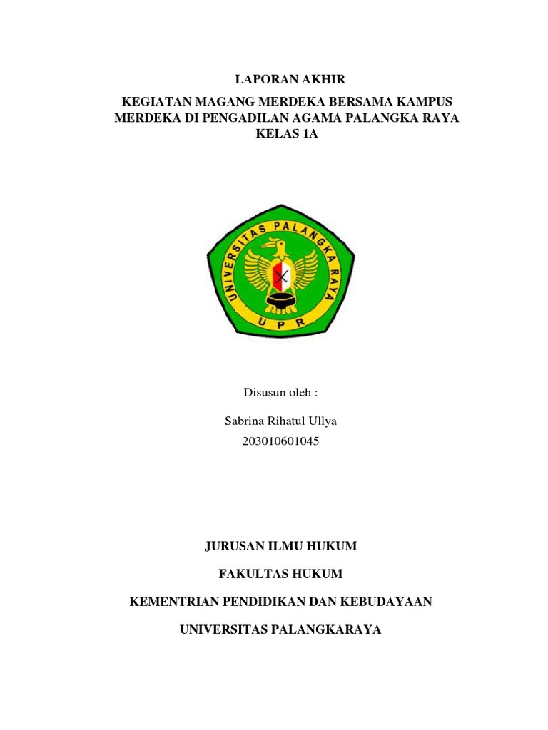Laporan Akhir Punya Sabrina Pdf