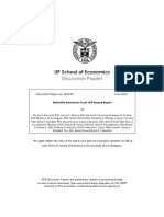 UPSE Discussion Paper On Maharlika Fund