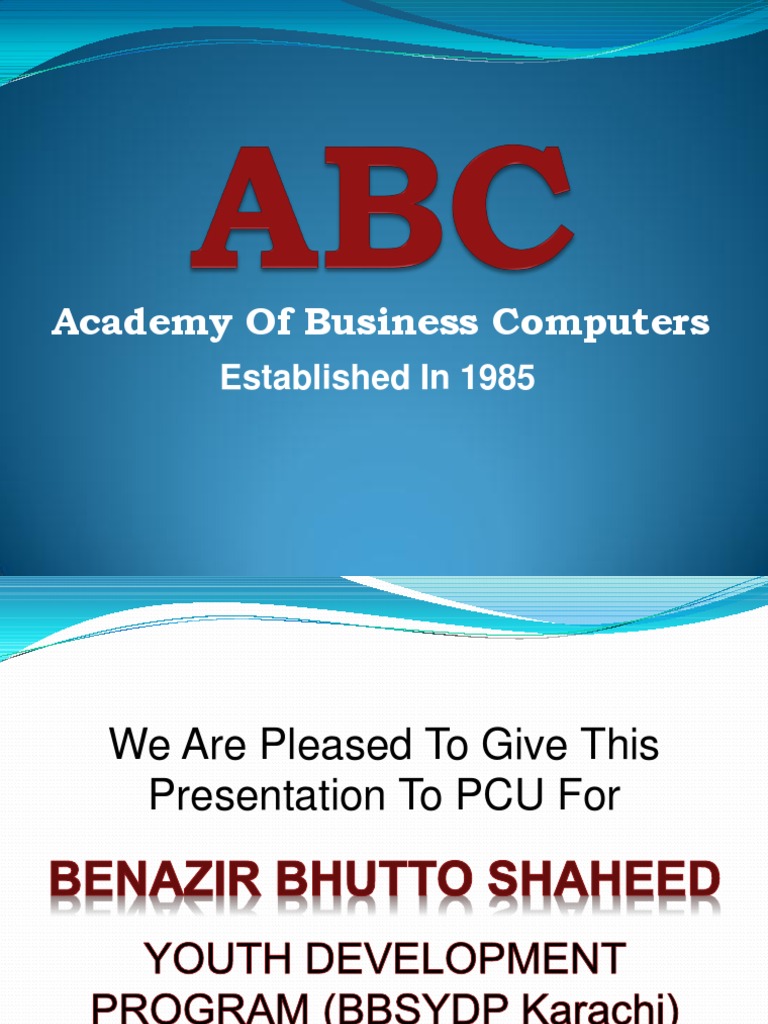 ABC Presentation | PDF | American Broadcasting Company | Diploma