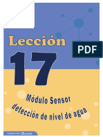 2.17 M®Ædulo Sensor Detecci®æn de Nivel de Agua