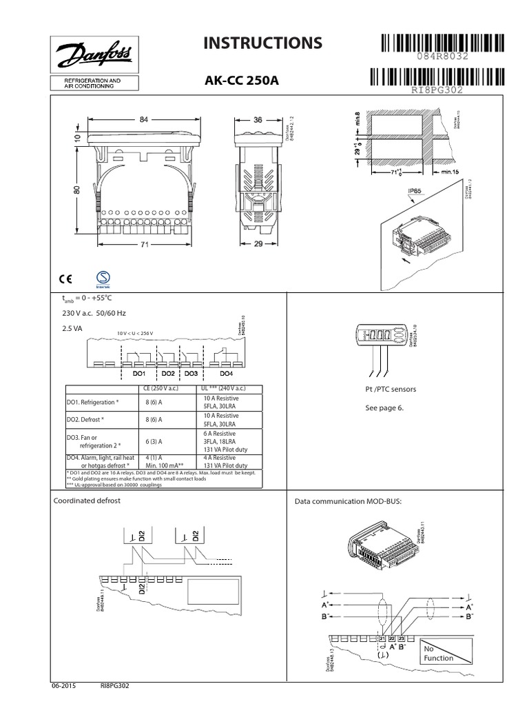 AK-CC 250A Manual Overview | PDF