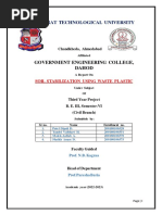 Soil Stabalization Using Waste Plastic