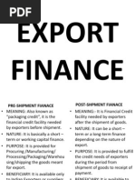 Export Finance