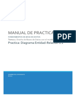 Manual de Practicas - Modelo ER 2.1