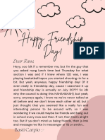 This Is The Letter Na Delay Happy Friendship Day