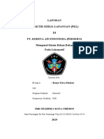 Laporan PKL Di PT Kai (Persero)