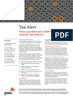 Tax Alert Personal Income Tax Returns