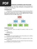 Unit Iv Cogeneration and Residual Heat Recovery