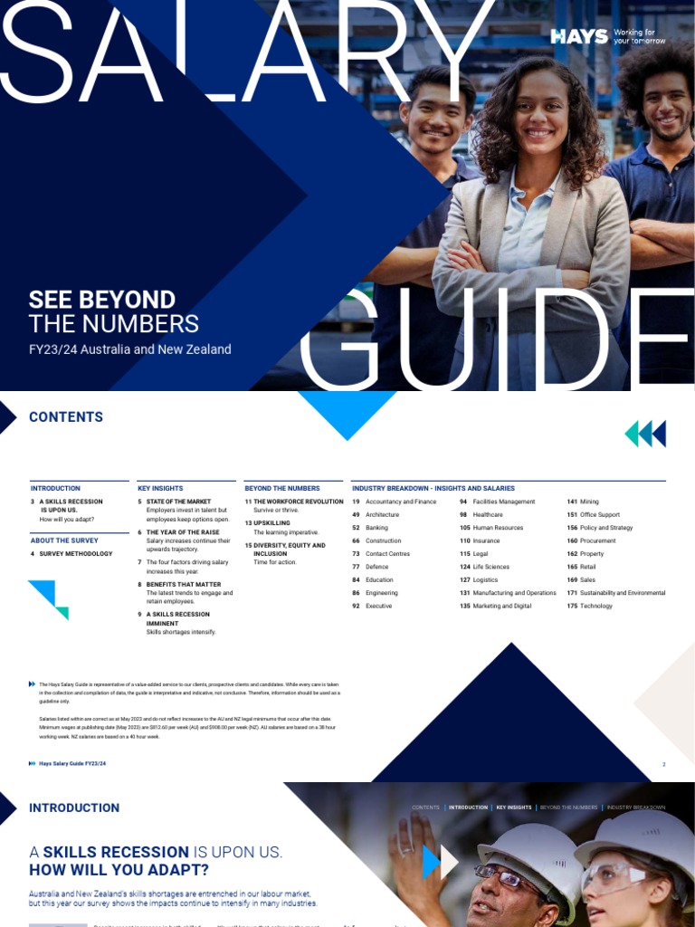 Hays Salary Guide 2023 PDF Cost Of Living Employment