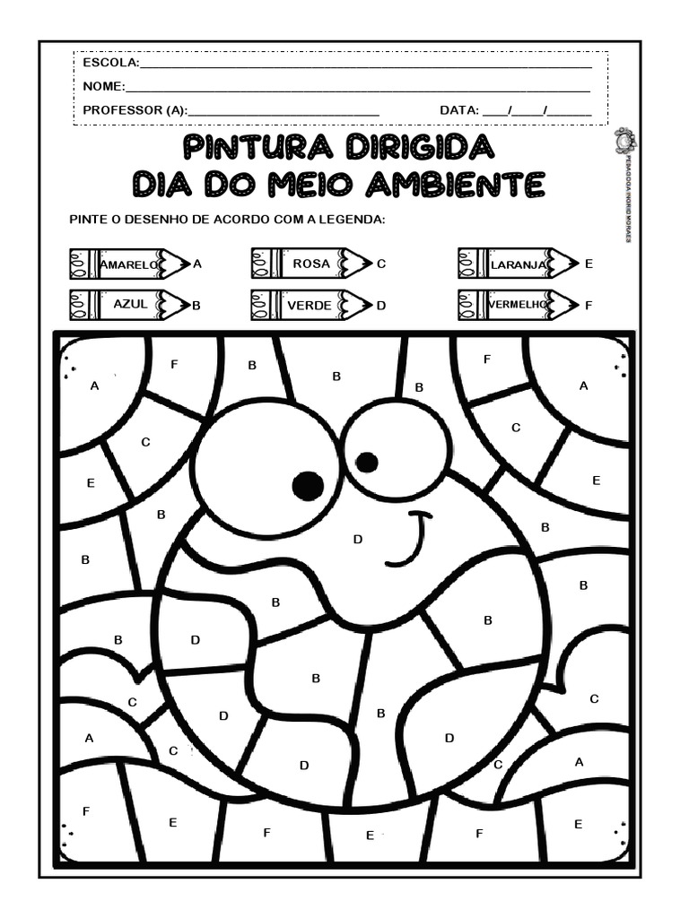 Pintura Dirigida Dia Do Meio Ambiente | PDF