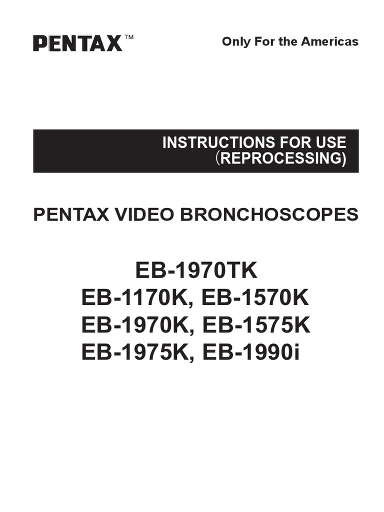 Ifu For Eb1970k PDF Leak Sterilization (Microbiology)