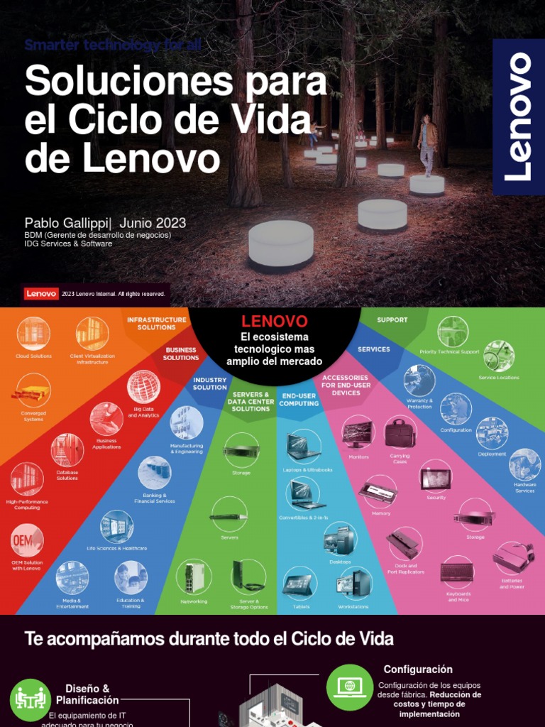 Soluciones de Ciclo de Vida de Lenovo | PDF | Lenovo | Residuos