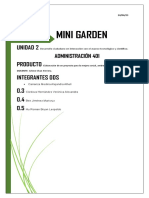 Informe Mini Garden 1