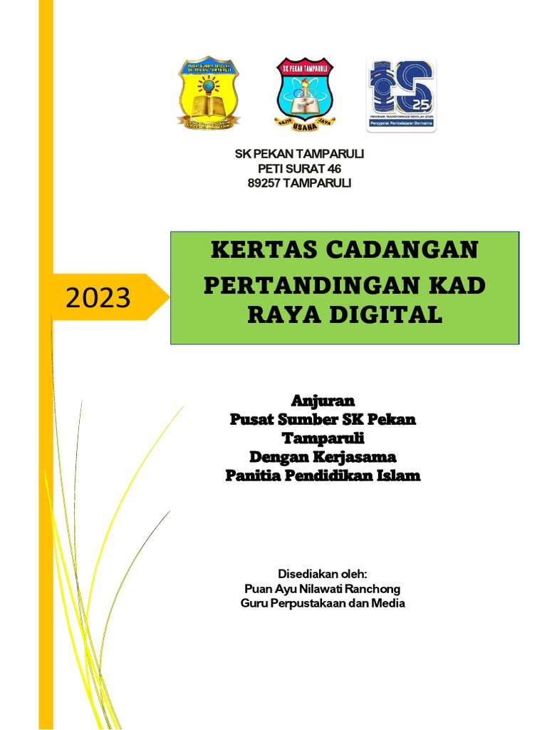 Pertandingan Kad Raya Digital 2023 | PDF | Seni