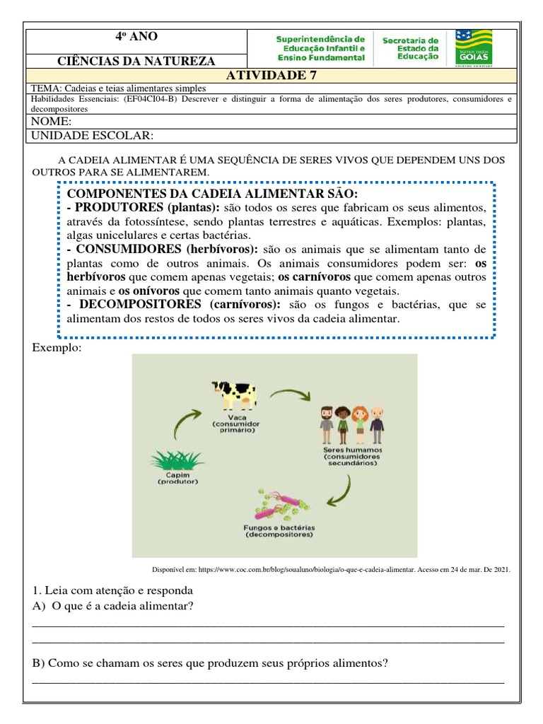 Avaliaçao De Ciencias Bbbbbbbbbb Pdf Plantas Natureza