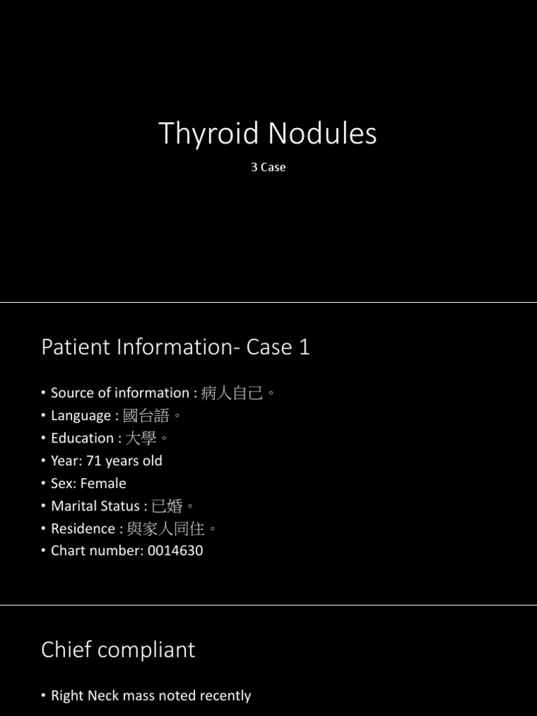 Thyroid Nodule Management and Evaluation | PDF | Cytopathology ...
