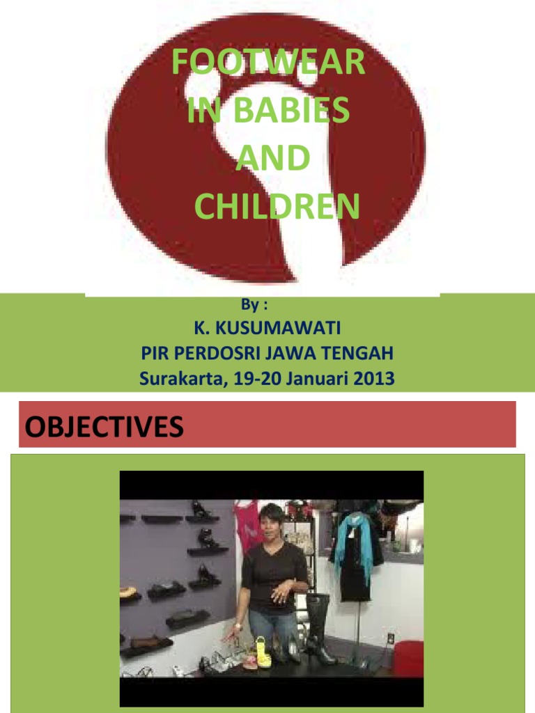 Ppt Foot Wear Pdf Shoe Foot