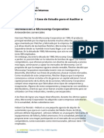 U 11 Introducción Al Caso de Estudio para El Auditor A Cargo