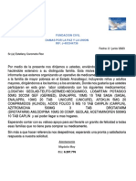 Carta de Solicitude (Ayuda)