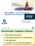 A Risk Management Standard For Decision-Makers: Alex Dali, MBA, ARM President at G31000