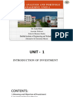 Security Analysis and Portfolo Management-Unit-1-Dr-Asma-Khan