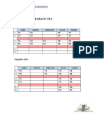 Horario de Trabajo Cra