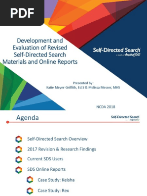 Development and Evaluation of Revised SDS Materials and Online Reports_NCDA 2018