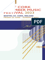 West Cork Chamber Music Festival 2023 Brochure Copy
