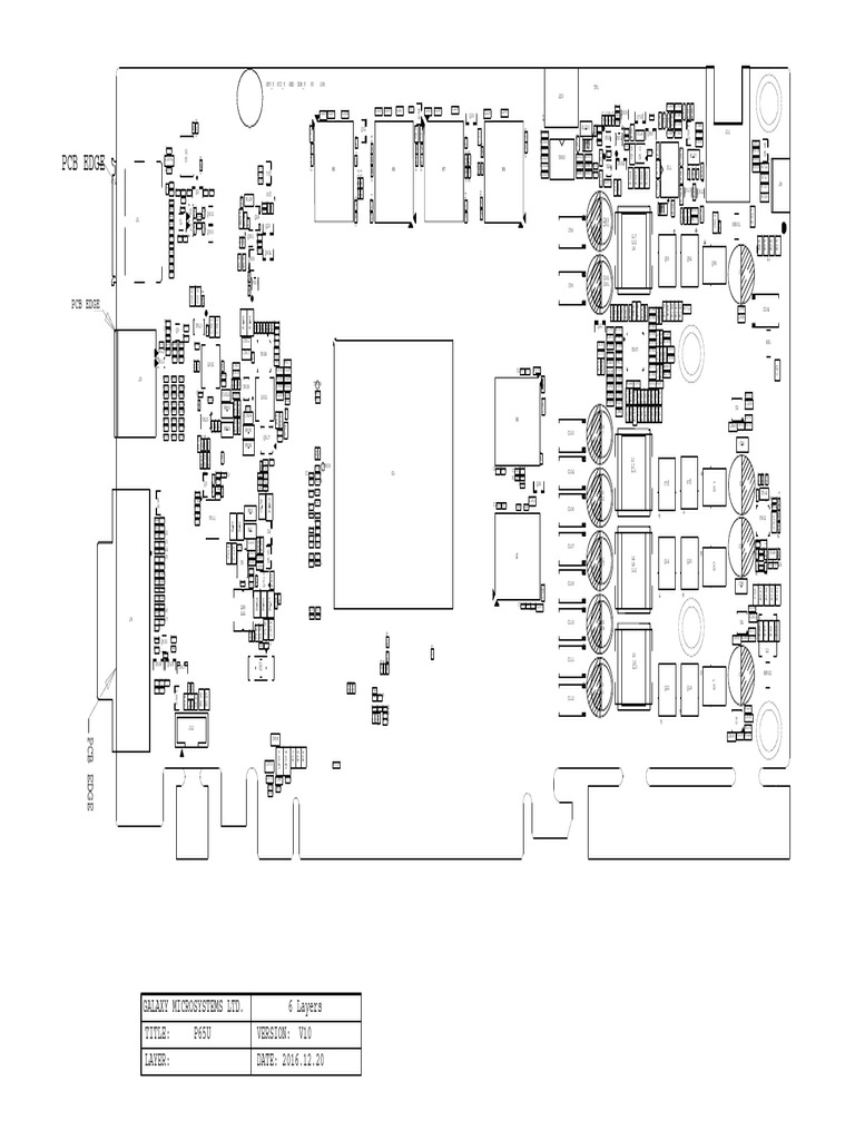 GALAX GeForce GTX 1060 P65U Rev V1.0 BoardView PDF | PDF