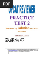 UPCAT Reviewer Practice Test 2