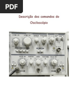 Botes e Comandos Do Osciloscpio