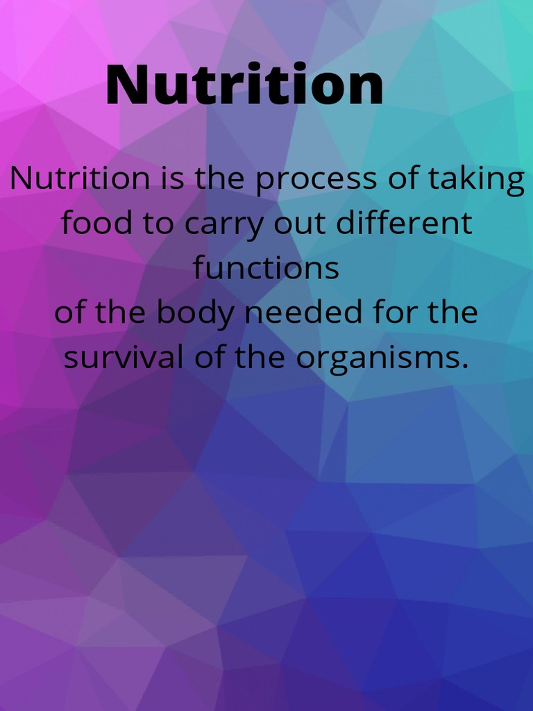 Nutrition PDF