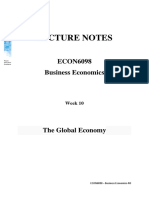 Week 10 The Global Econom