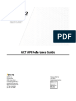 Ansys ACT API Reference Guide