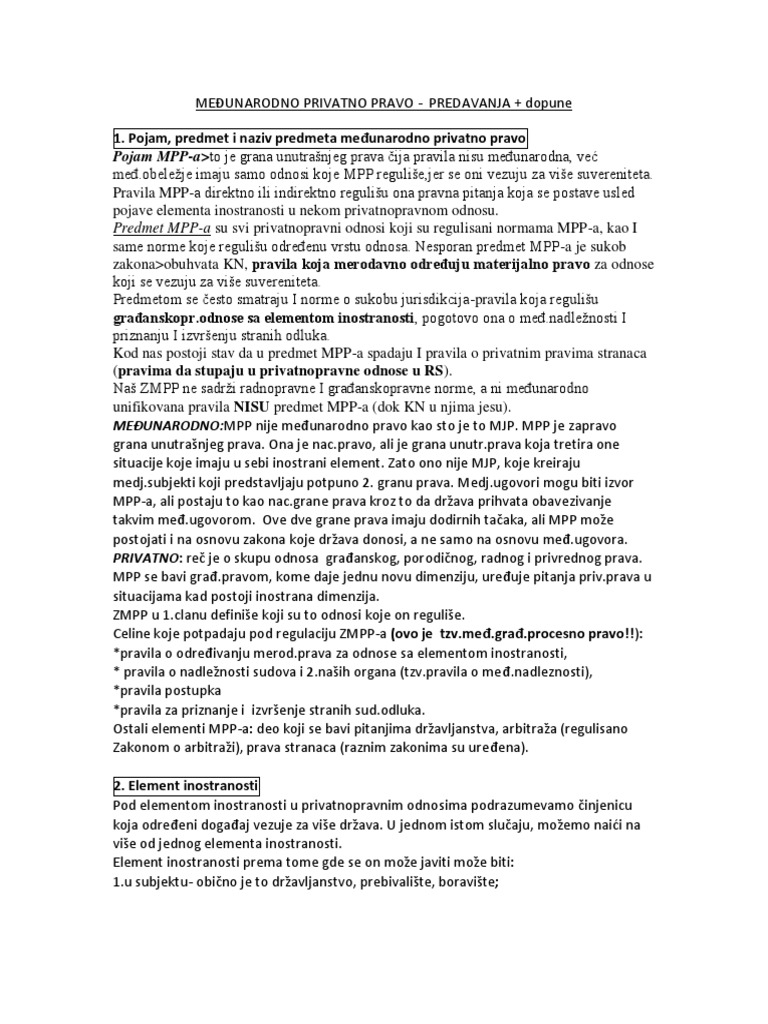 MPP Predavanja 2022. | PDF