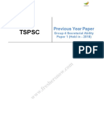 TSPSC Group 4 2018 Paper 2