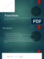 Lecture 2 Functions