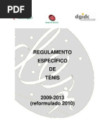 Regulamento TÉNIS