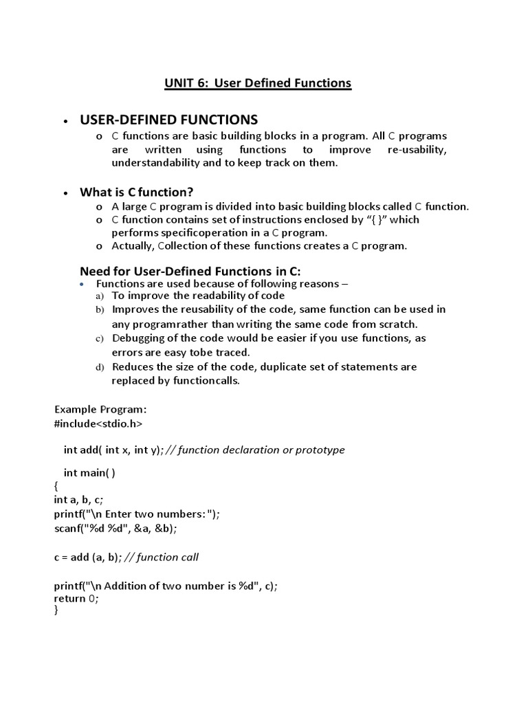 UNIT 6 Notes | PDF