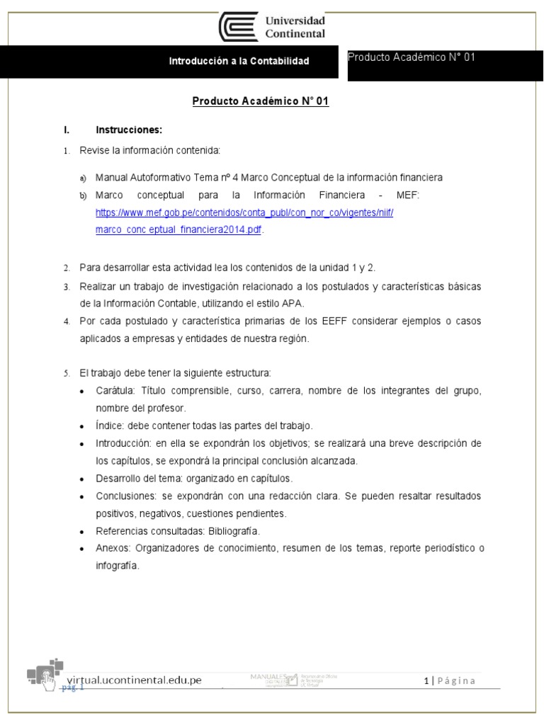 Introduccion A La Contabilidad Pa1 Pdf