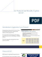 Application Later Protocol and Broadly Explain HTTP 2