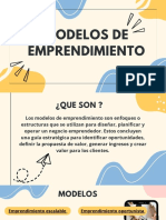 Modelos de Emprendimiento