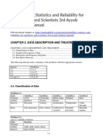Probability Statistics and Reliability For Engineers and Scientists 3rd Ayyub Solution Manual