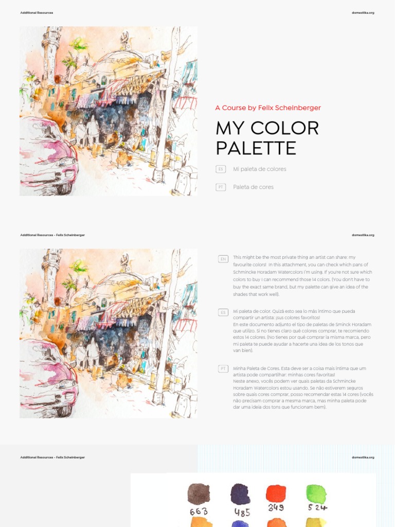 Felix Scheinberger My Color Palette | PDF