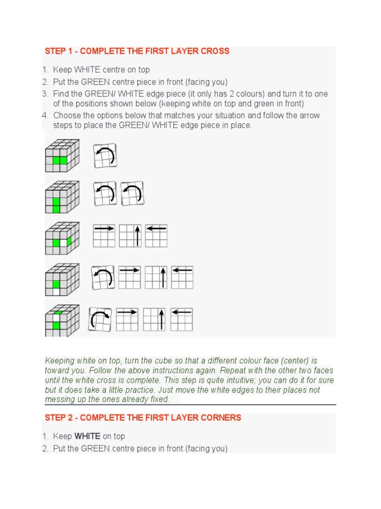 Rubik's Cube | Download Free PDF | Algorithms And Data Structures ...