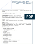 Perfil y Descriptor de Puesto Coordinacion NOC