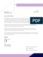 Light Blue Clean Neat Business Letterhead