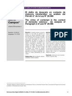 Sierra Campos - El Delito de Desacato en Contexto de Violencia Intrafamiliar Un Análisis Del Párrafo 2° de La Ley 20066